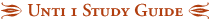 Unit 1 Study Guide